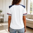 thumbnail image 5 of 9/11 25th Anniversary Shirt Womens WE Will Never Forget Tee Shirts | Lightweight Fabric, V Neck Short Sleeve Tops, American Flag, 2001-2026 25Th Anniversary Tops, Patriotic Honor Tee Shirt White,M, 5 of 5