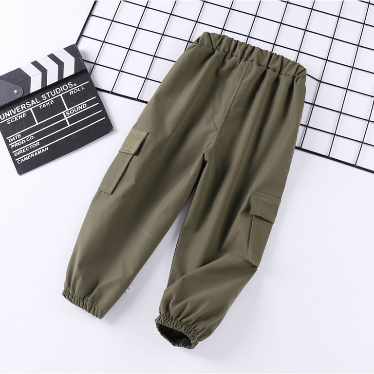 Pantalones Cargo Deportivos Para Niños - Estilo Casual Suelto, Ideales Para El Día A Día Y Deporte