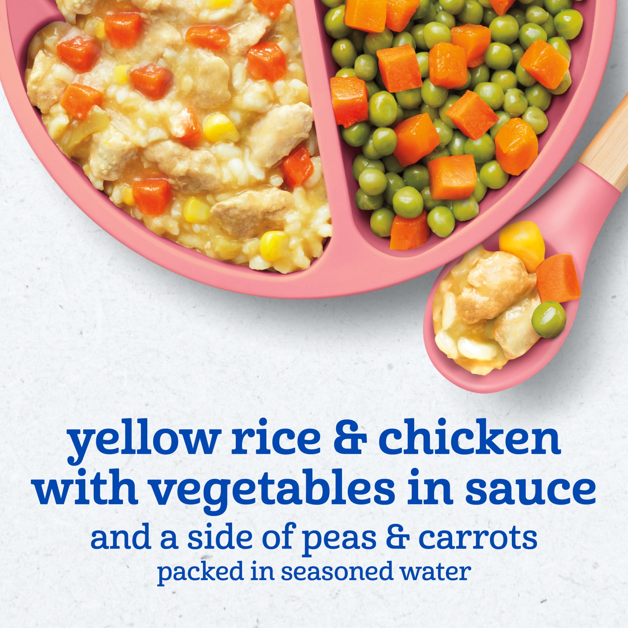 (12 pack) Gerber Toddler Food, Yellow Rice & Chicken, Mealtime for Toddler 6.67 oz