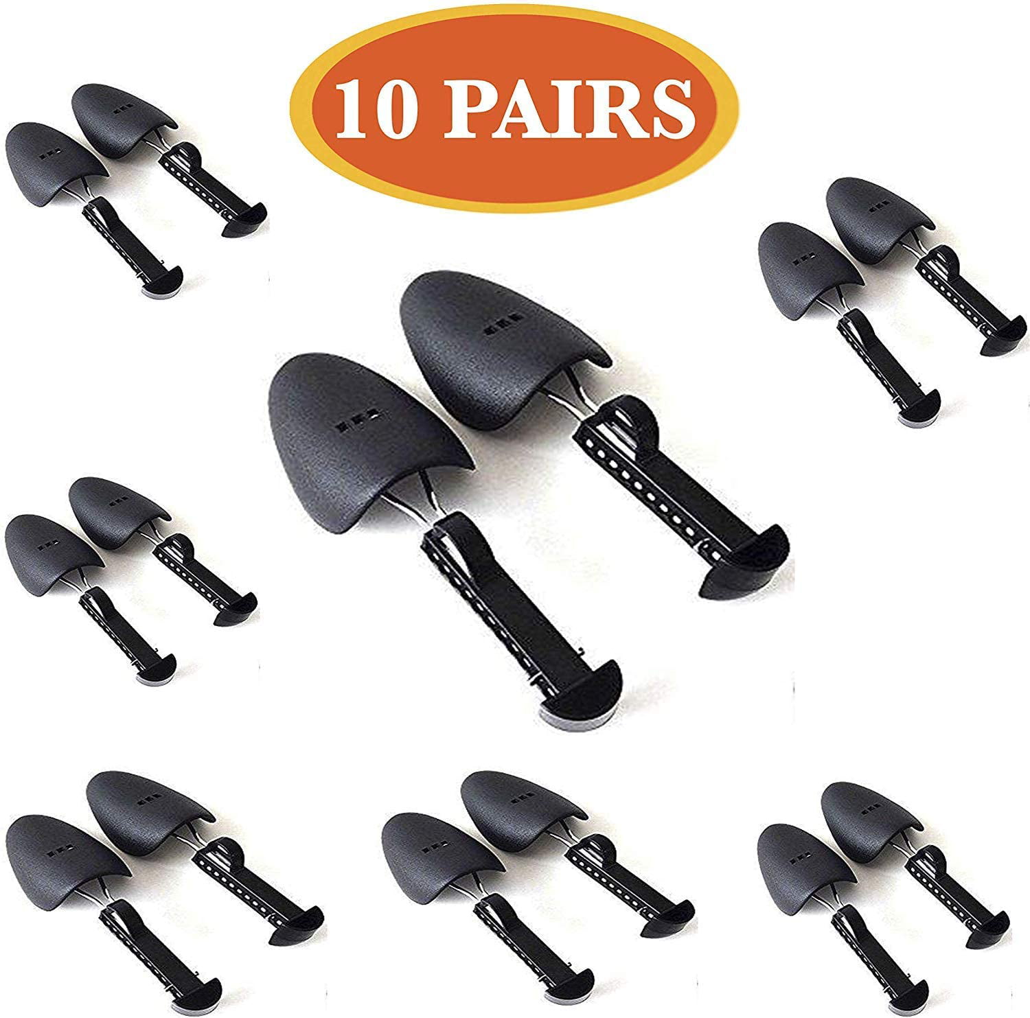 10 X Plastic Shoe Tree Shoes Shaper Shapes Stretcher  Adjustable 5-10 Uk Womens 