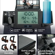 Teeter Power10 MAX Rower with 2-Way Magnetic Resistance Elliptical Motion - Indoor Rowing Machine w/Bluetooth HRM Connectivity, Teeter Move App - Free Classes & Coaching