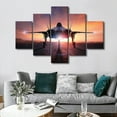 thumbnail image 2 of TISHIRON 5PCS Framed Canvas Wall Art Set,60"x40" F-35 Fighter Airplane Canvas Art Decor, 2 of 7