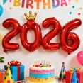 thumbnail image 4 of New Year Decorations 2026 Number Balloons Happy New Year Party Supplies, Favors, Decor for Indoor & Outdoor Use, Eve Festival Balloon Backdrop Banner Sign, Graduation Decorations 2026, 4 of 9