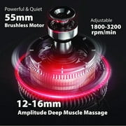 CHNGYJC Portable Bag Fit Bodybuilding 30 Gears Optional Brushless Massage Gun Fascial Muscle Vibrator Tools Massager