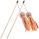thumbnail image 1 of 2Pcs Indoor Cat Teasing Wand Interactive Cat Stick Interesting Cat Toy Cat Fishing Pole Toy, 1 of 3