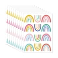 thumbnail image 4 of Calcomanías de pared de arcoíris, 10 hojas extraíbles, bonitas pegatinas de arcoíris multicolor para dormitorio, sala de juegos, guardería y aula., 4 of 8