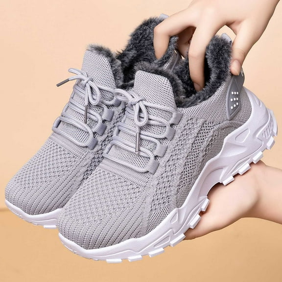 Women's Plus Size Warm Fleece Lined Boots Casual Boots For Fall & Winter Comfortable Outdoor & Indoor Wear Gift For Girls