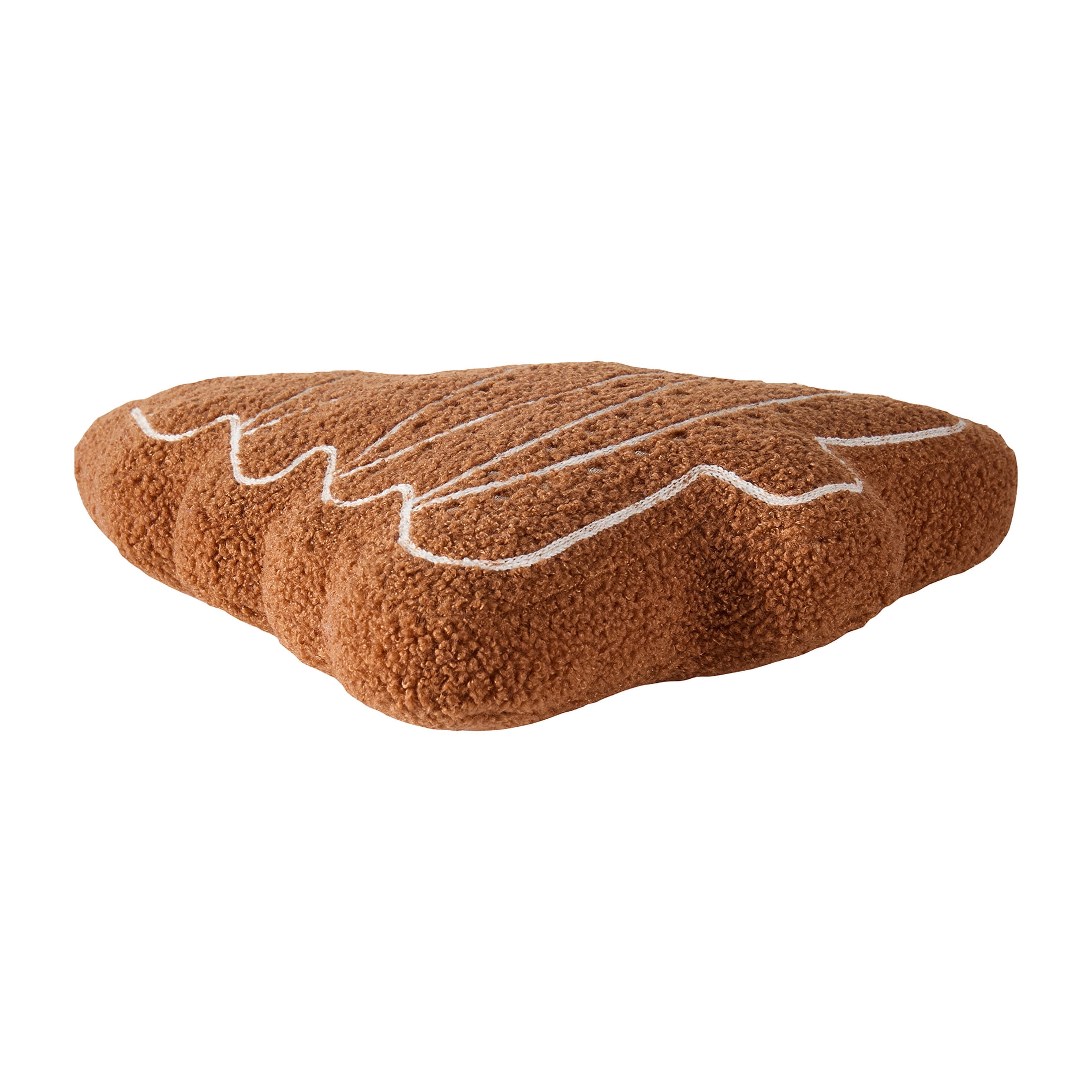 My Texas House 16" x 12" Gingerbread Tree Shaped Decorative Pillow