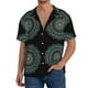 thumbnail image 1 of Fotbe Mandala Camisa Estampada de Manga Corta para Hombre, Casual de Verano, Estilo Playero, Sin Arrugas-Small, 1 of 5