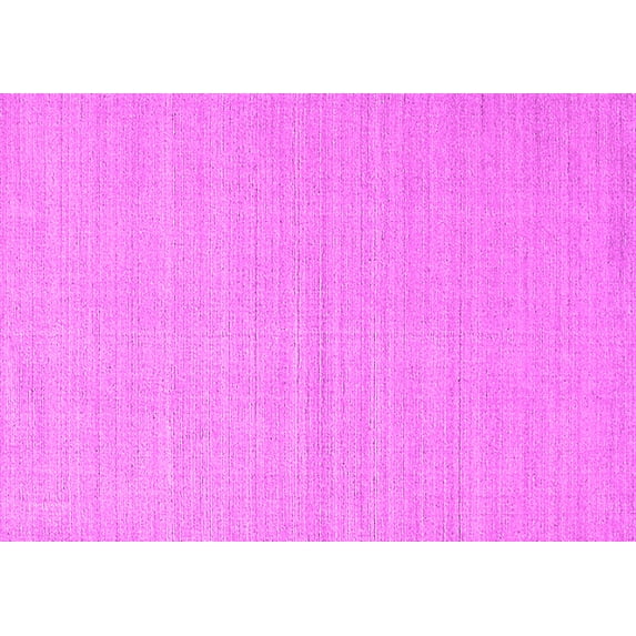 Ahgly Company Indoor Rectangle Solid Pink Modern Area Rugs, 2' x 4'
