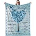 thumbnail image 1 of LHSHID 12th Birthday Present Blanket for Her 12 Year Old Girl Birthday Present from Parents Grandparents Sister for Teen Girl 30"x40", 1 of 6