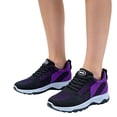 thumbnail image 3 of EKVAHL Women's Orthopedic Walking Sneakers, Stretch Knit Tennis Shoes, Non‑Slip Arch Support Fitness Shoes for Casual Outdoor Workout Black, 3 of 4