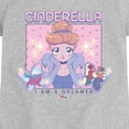 thumbnail image 2 of Disney Princess - Cinderella I Am a Dreamer - Youth Girls Fitted Short Sleeve T-Shirt, 2 of 4