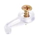 thumbnail image 1 of Kit de Clips Retenedores de Vidrio Uxcell, Clips para Puertas de Vidrio de Muebles de 1pulgada con Tornillos 100Set, 1 of 5