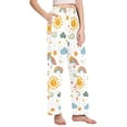 thumbnail image 2 of FORMRS Women's Pajama Pants with Pockets Soft Comfy Loungewear Sleep Bottom, Sizes S-2XL, Rainbows Pattern, 2 of 8