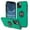 Darkgreen, variant on DeCase for iPhone 15 Plus Hybrid Matte Back Case with 360° Rotatable Ring Stand Kickstand - Shockproof Magnetic Protective Case for Ultimate Convenience,  Blue
