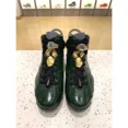 thumbnail image 3 of Ni - ke Size 10.5 - Jordan 6 Retro Champagne Pure Green Metallic Gold Black 384664 350, 3 of 5
