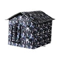 thumbnail image 2 of Casa para gatos al aire libre, tienda de campaña para gatos, perros y gatos, cueva impermeable, universal, cálida, refugio para mascotas para gatos, S, 2 of 8