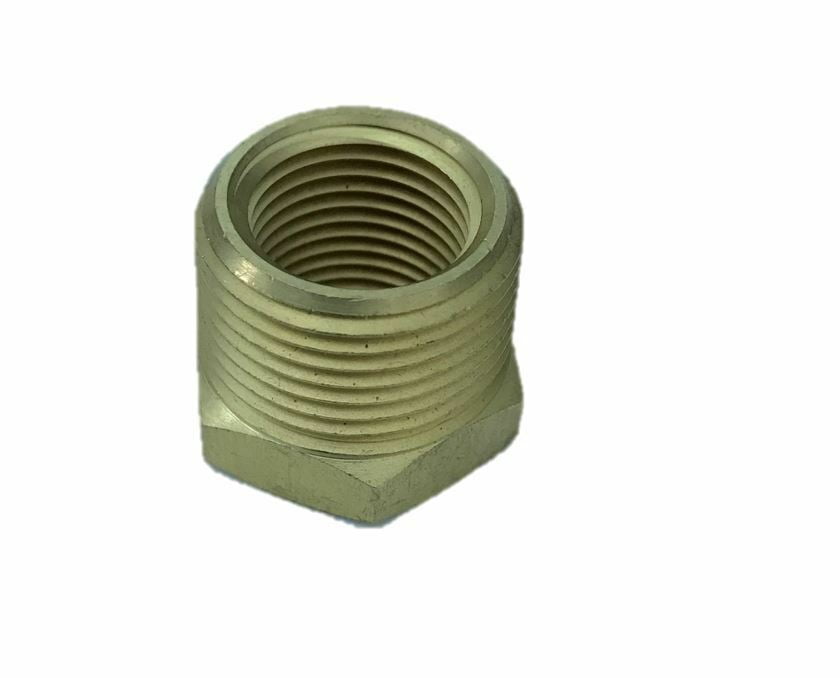 3/4" NPT to 1/2" Pipe Bushing Adapter Convert 1/2 Male to 3/4 Male Solid Brassx2 