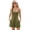 Army Green, variant on EASYBRA Women Sleeveless Strap Jumpsuit Casual Loose Pocket Romper Summer Straight Leg Shorts Outfit