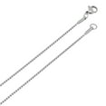 thumbnail image 2 of 1.5mm High-Polished Stainless Steel Square Box Chain Necklace, 22 inches + Gift Box, 2 of 7