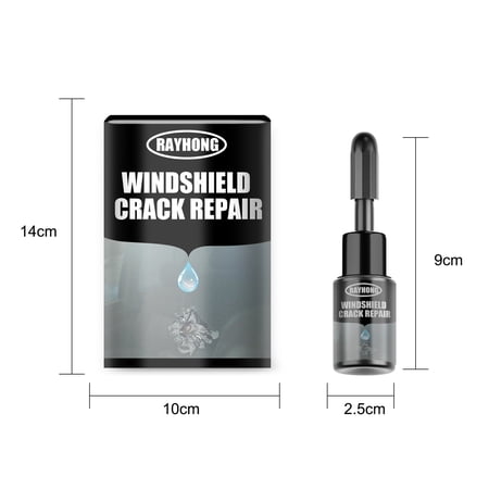 NFTIGB Professional Windshield Crack Restore Resin Liquid, Automotive Glass Scratches and Bullseye Damage Filler Kit, 0.68 fl oz / 20 ml