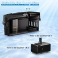 thumbnail image 4 of Caja de filtro para estanque POPOSOAP pequeña con bolas biológicas y almohadillas, 4 of 7