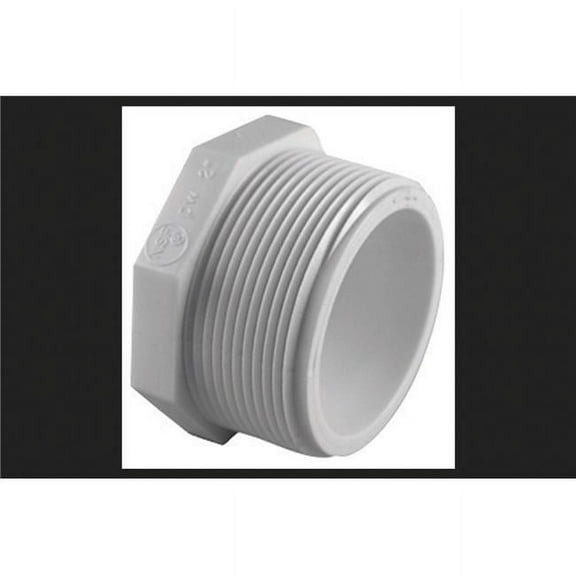 2.5 in. PVC Pipe Plug Schedule 40 - White