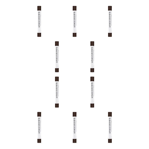 Moyic Plumas para reparar pisos de madera a prueba de agua Crayones para rascar muebles Café oscuro Café oscuro 10Conjunto