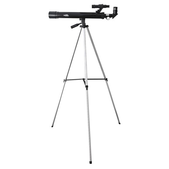 Telescopio Refractor C/Montura Altazimutal Negro Wallis