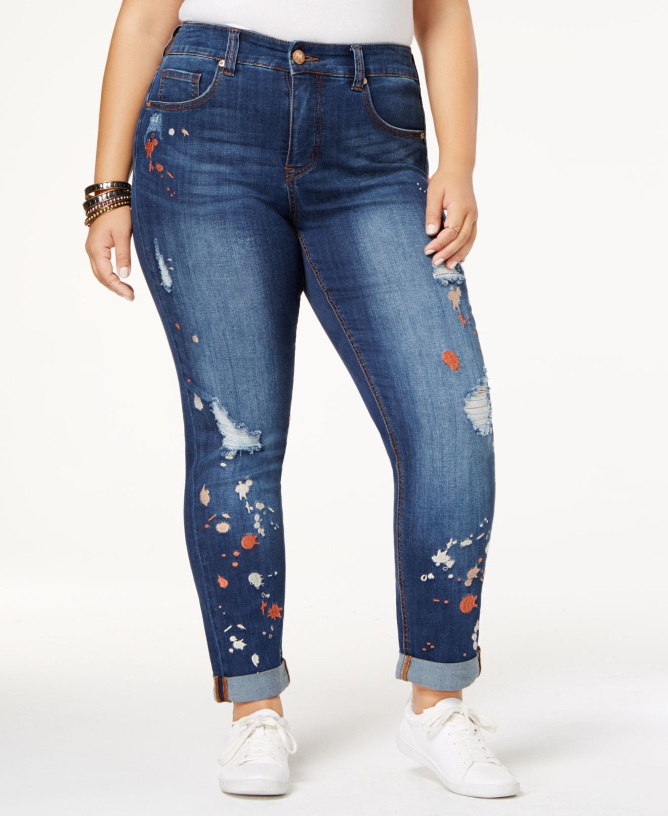melissa mccarthy paint splatter jeans