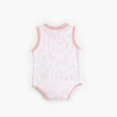 thumbnail image 4 of Gibobby Pañalero de algodón Ropa de verano para bebé, mono de algodón con dibujos animados para bebé recién nacido, arnés para bebé con estampado de animales,(Rosa, 6 Meses), 4 of 5