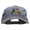Grey, variant on Log Cabin Embroidered Unstructured Dad Cap - Grey OSFM