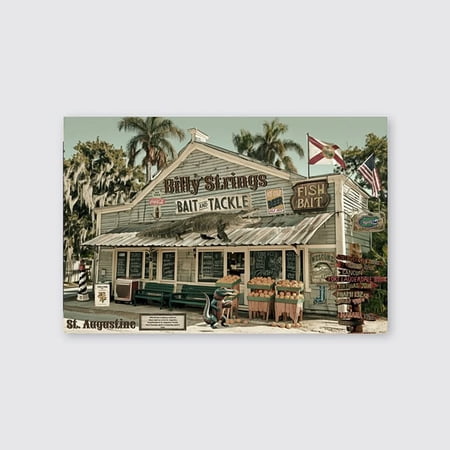 Billy Strings NIGHT 1 St Augustine Poster 2026 Poster Size 24''x36'' The Golden Shop