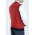 thumbnail image 4 of Men's Sweater Red & Black, 4 of 5