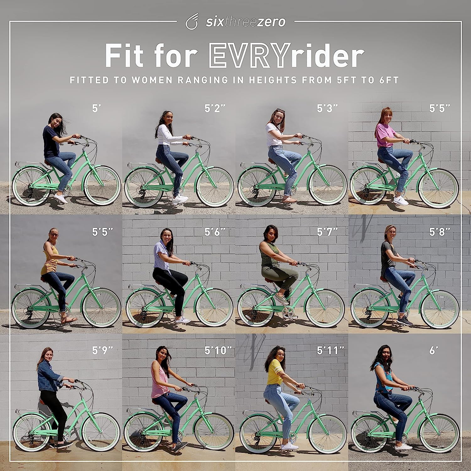 sixthreezero Every Journey Women's 26 In. 3-Speed Step-Through Touring Hybrid Bicycle, Navy Blue