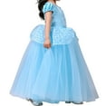 thumbnail image 2 of HAWEE Princess Dress Costume for Little Girl Puff Sleeves Blue Fancy Party Cosplay Outfit, 2 of 7