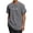 A-Grey568, variant on Women's Slogan Graphic Tee Short Sleeve Crew Neck You Are Enough Print T Shirt Lightweight Casual Inspirational Tees
