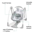 thumbnail image 2 of Columpio para bebés y asiento infantil Ingenuity ConvertMe 2 en 1 Swell, 2 of 9