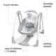 thumbnail image 2 of Columpio para bebés y asiento infantil Ingenuity ConvertMe 2 en 1 Swell, 2 of 9