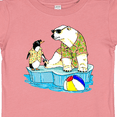 thumbnail image 4 of Inktastic Penguin and Polar Bear Iceberg Beach Bums Boys or Girls Baby T-Shirt, 4 of 5