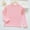 Pink, variant on Lujianch Girls Long Sleeve Tops For Fall And Winter Comfortable Casual Tees For Toddler And Big Kids Soft Breathable Daily Wear Girls T Shirts Size 3-4 Years