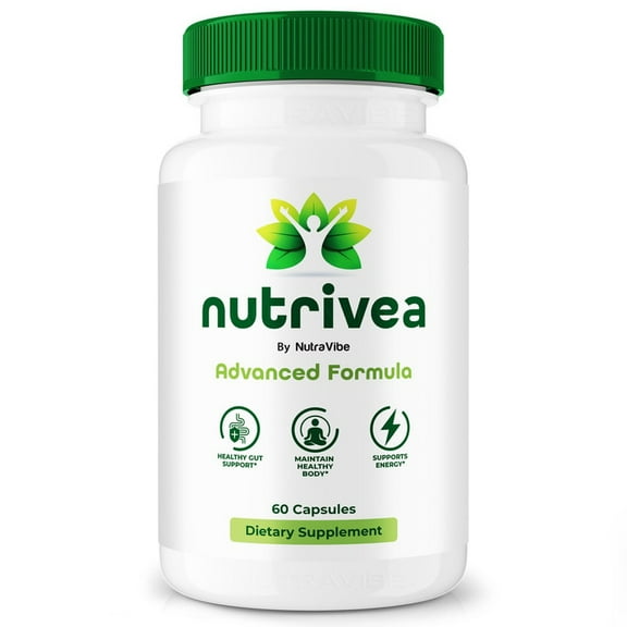 Nutrivea Capsules – Gentle Gut & Digestive Support Formula for Balance & Wellness | Easy-to-Take Capsules (60 Capsules)