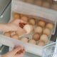 thumbnail image 2 of Inteprter Caja de almacenamiento de huevos ABS Cocina Nevera Organizador Cajón Organizadores de vegetales Contenedor de alimentos Contenedores de Cocina y Comedor Doble capa Inteprter HA074747-02, 2 of 6