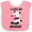 Pink and White, variant on Inktastic I Love My Mommy with Panda Illustration Boys or Girls Baby Bib