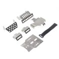 thumbnail image 4 of Set de placa de deslizamiento de protección de chasis Conjunto de placa de protección RC Automotriz Accesorios de actualización Repuesto de piezas para TRAXXAS TRX4 1:10 Crawler Inevent FN001135-00, 4 of 7