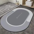 thumbnail image 1 of Súper Absorbente Alfombra De Piso, Súper Absorbente Alfombra De Baño Alfombra Suave, Secado Rápido Alfombra De Baño Felpudo De Piso Barrera De Suciedad Piso Puerta Cojín Mat-40x60cm, 1 of 5