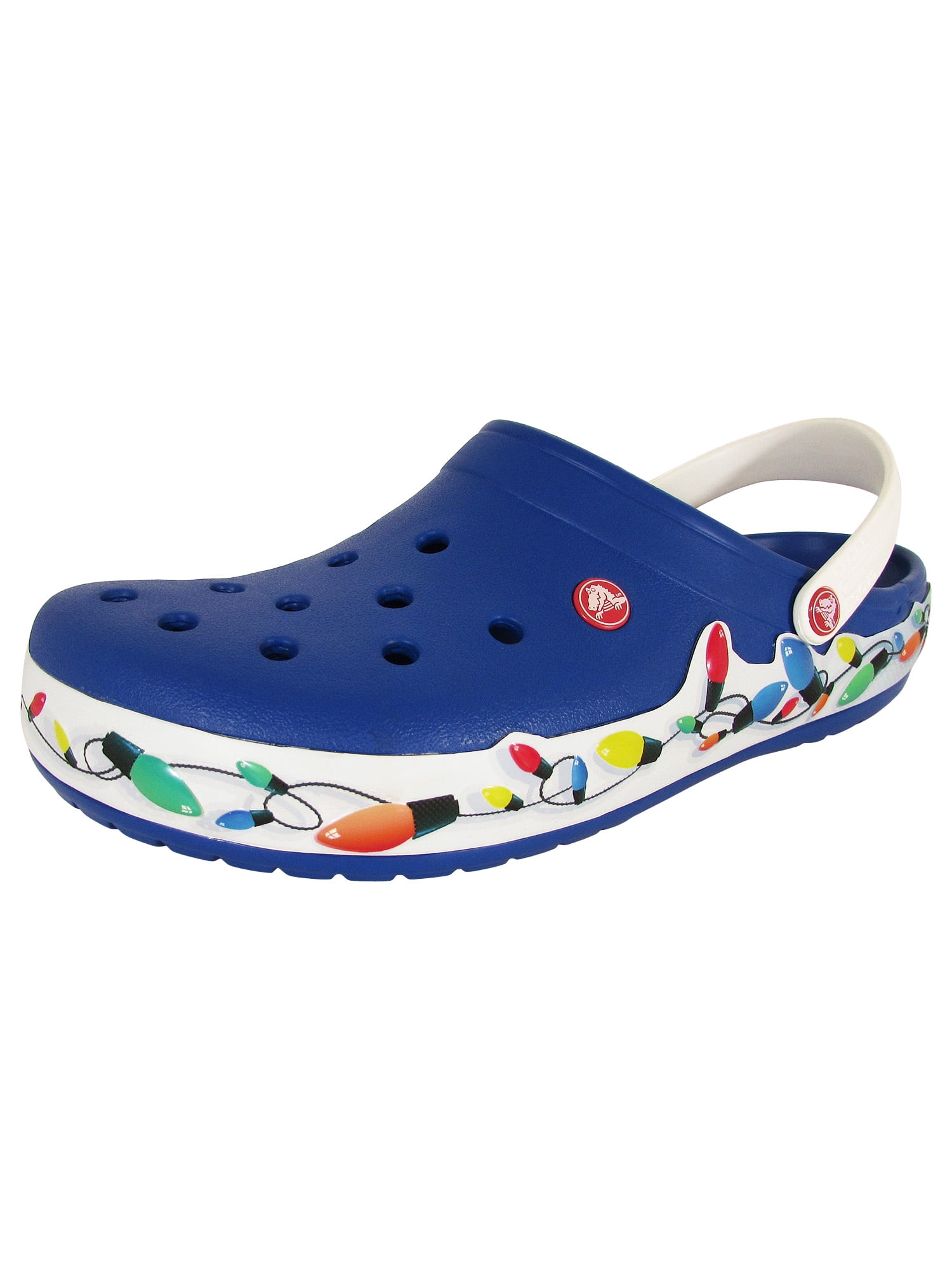 crocband holiday lights clog