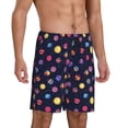 thumbnail image 5 of KLL Planets for Men's 1-Pack Shorts,Sleep Pajama Shorts for Men Soft Pj Shorts Men's Pajama Bottoms Sleepwear -Large, 5 of 7