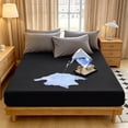 thumbnail image 6 of Qonioi Fitted Mattress Protector, Waterproof Breathable Noiseless Bed Cover with TPU Backing, Stain Resistant Machine Washable Mattress Pad, 6 of 7